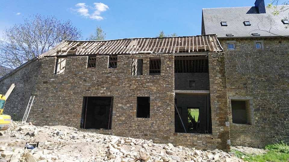 Aperçu d'une maçonnerie en moellon